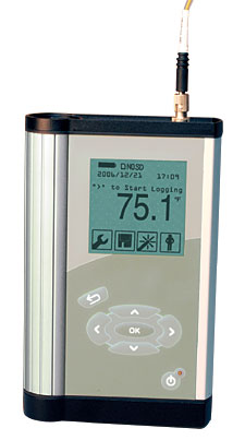 Portable Fiber Optic Data Logger Thermometer