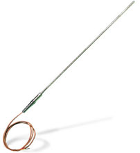 1.5 to 6mm Diameter MI Construction Thermocouples Terminated With A Pot-Seal & PFA Lead Wire